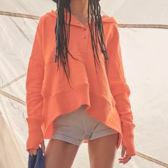 Free People Jackets & Blazers - Free People Movement Solid Honey Dove Pullover